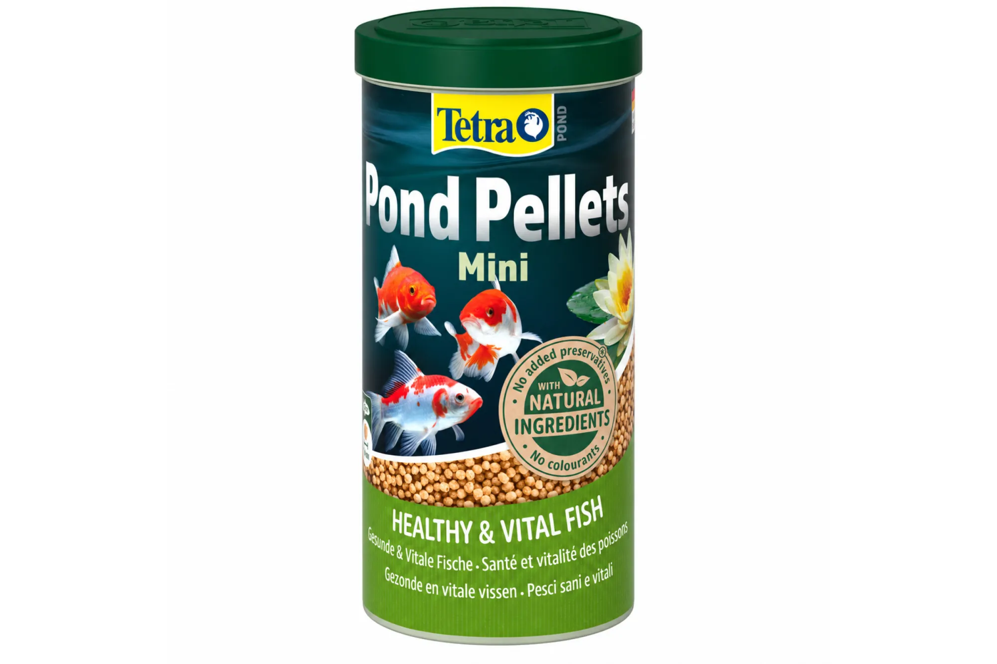 Tetra Pond Pellets Mini 1L – KI-generiertes Produktbild