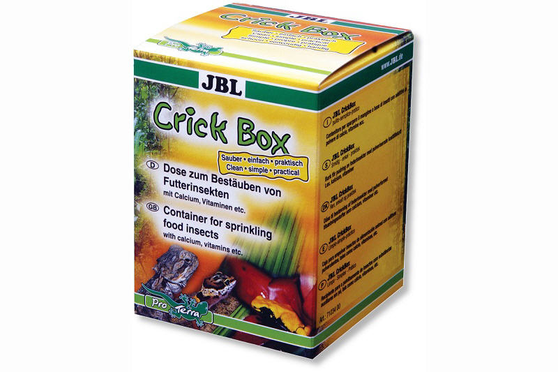 JBL CrickBox, Dose zum Bestäuben von Futterinsekten