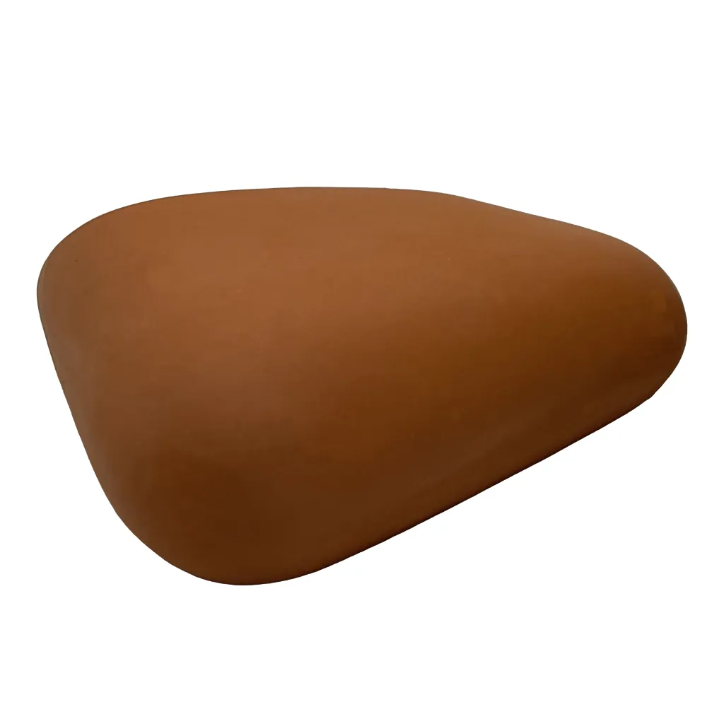 Hobby Wave Cave 1 red, gebrannte Keramikhöhle in glattem roten Design, 12 x 12 x 5,5 cm – wasserneutraler, bepflanzbarer Rückzugsort für Fische, Garnelen und Krebse im Süßwasseraquarium