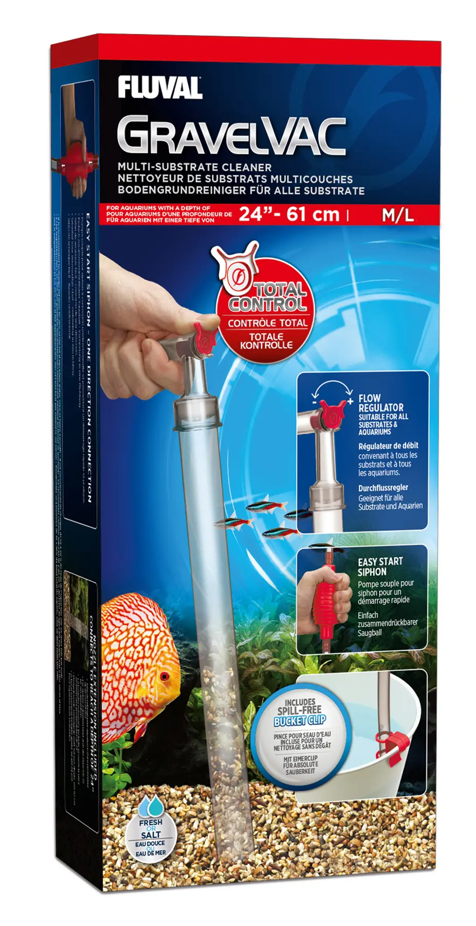 Fluval GravelVac Mulmsauger mittel/groß