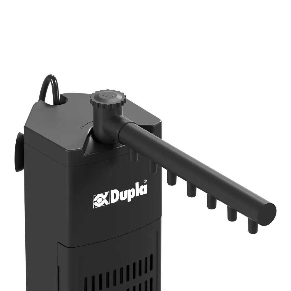 Dupla Filterpads für Clean Flow Filter 80, Ersatz-Filtermatte für Innenfilter; Produktansicht mit Dupla-Logo zeigt passgenaues, grauschwarzes Filterpad als Original-Ersatzteil (Art.-Nr. 79600)