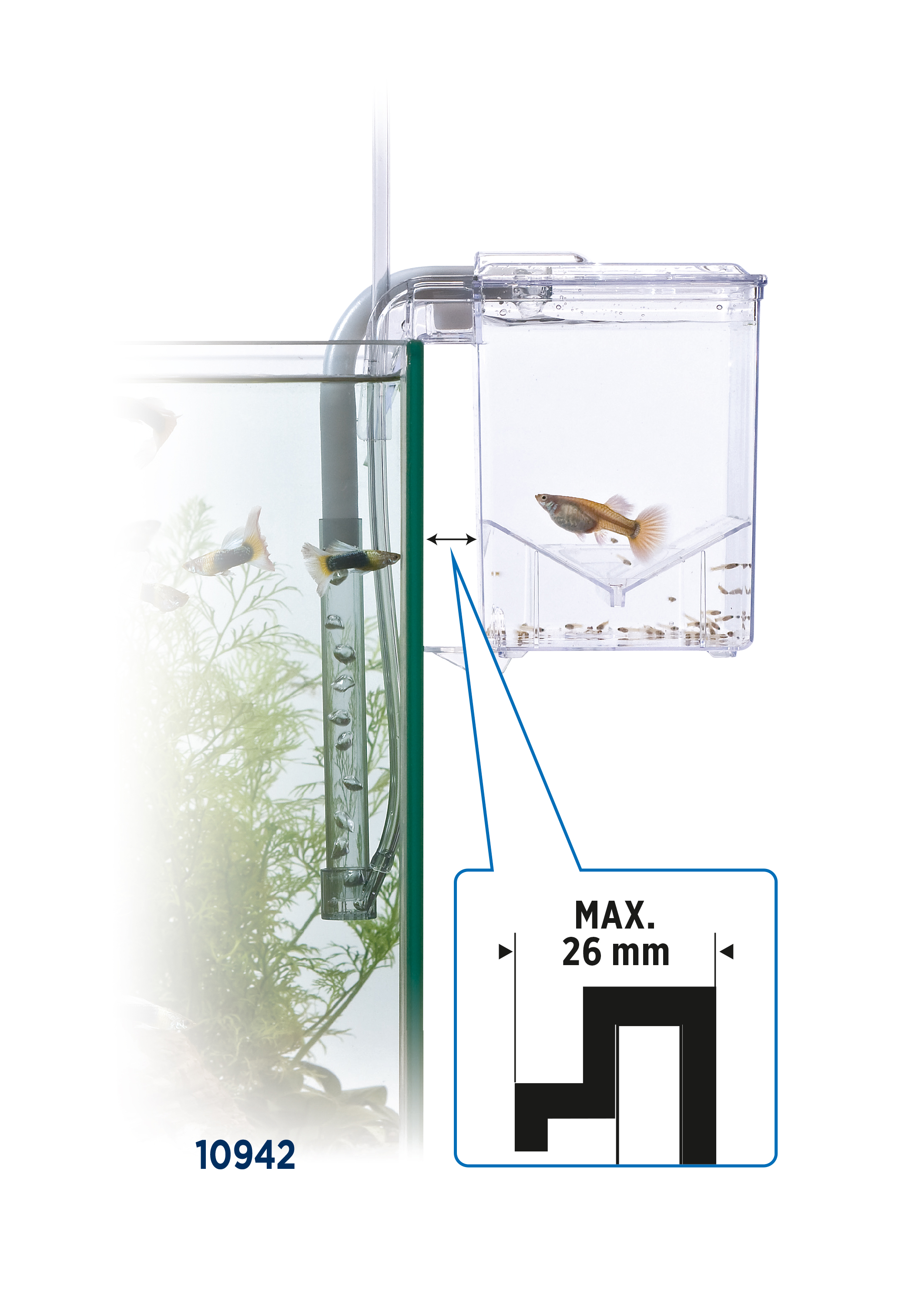 Fluval Hang on Aufzuchtbecken M (1,2 l)