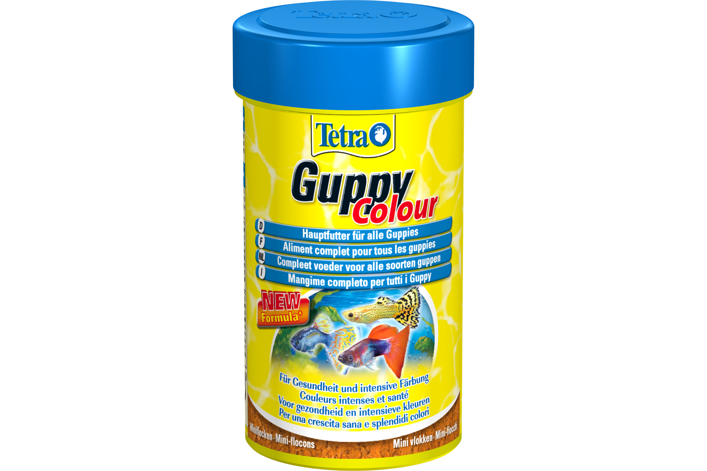 Tetra Guppy Colour, Hauptfutter-Flocken, 100 ml