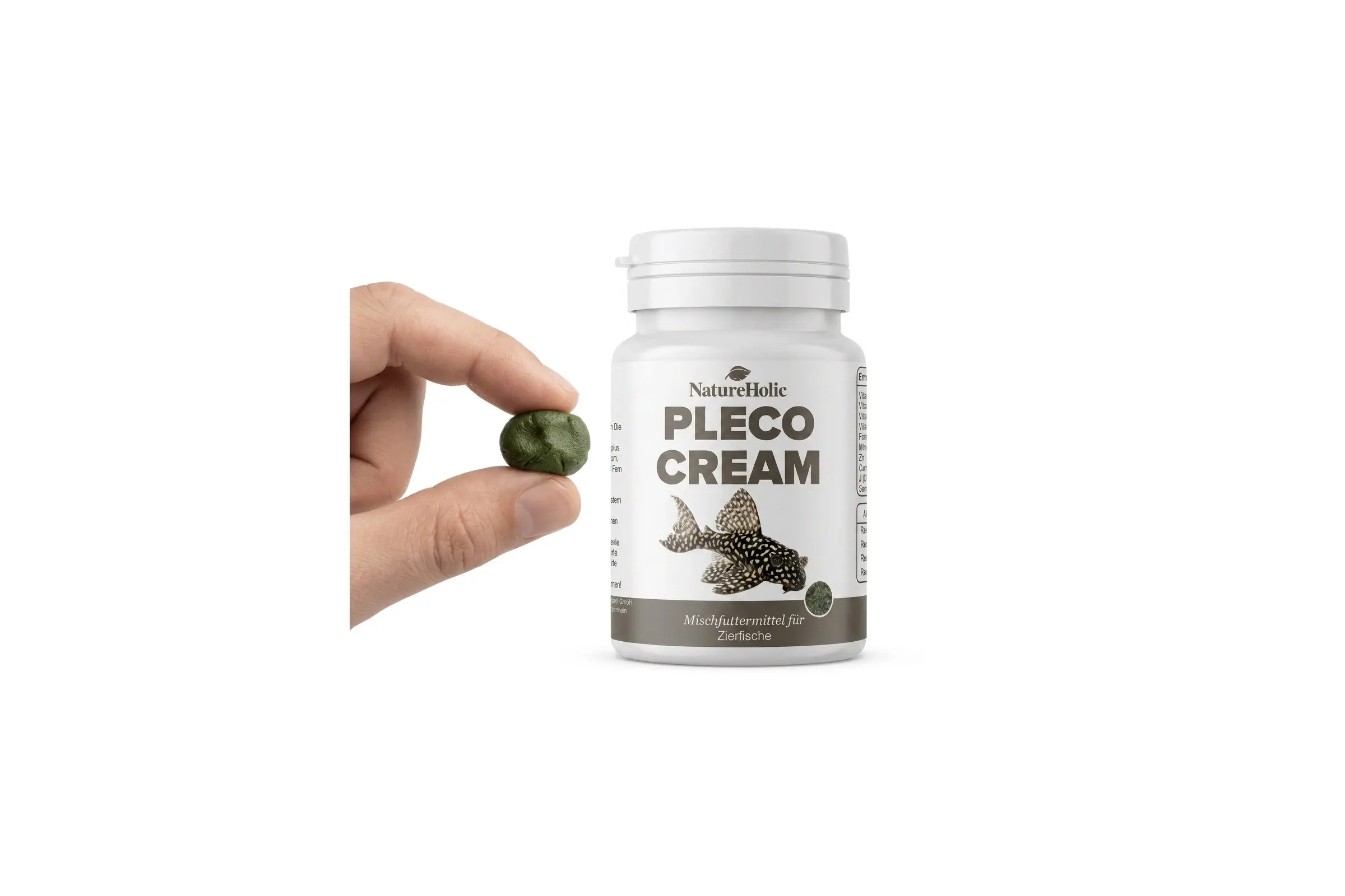 NatureHolic Pleco Cream – Futterpaste für Welse – 100 g