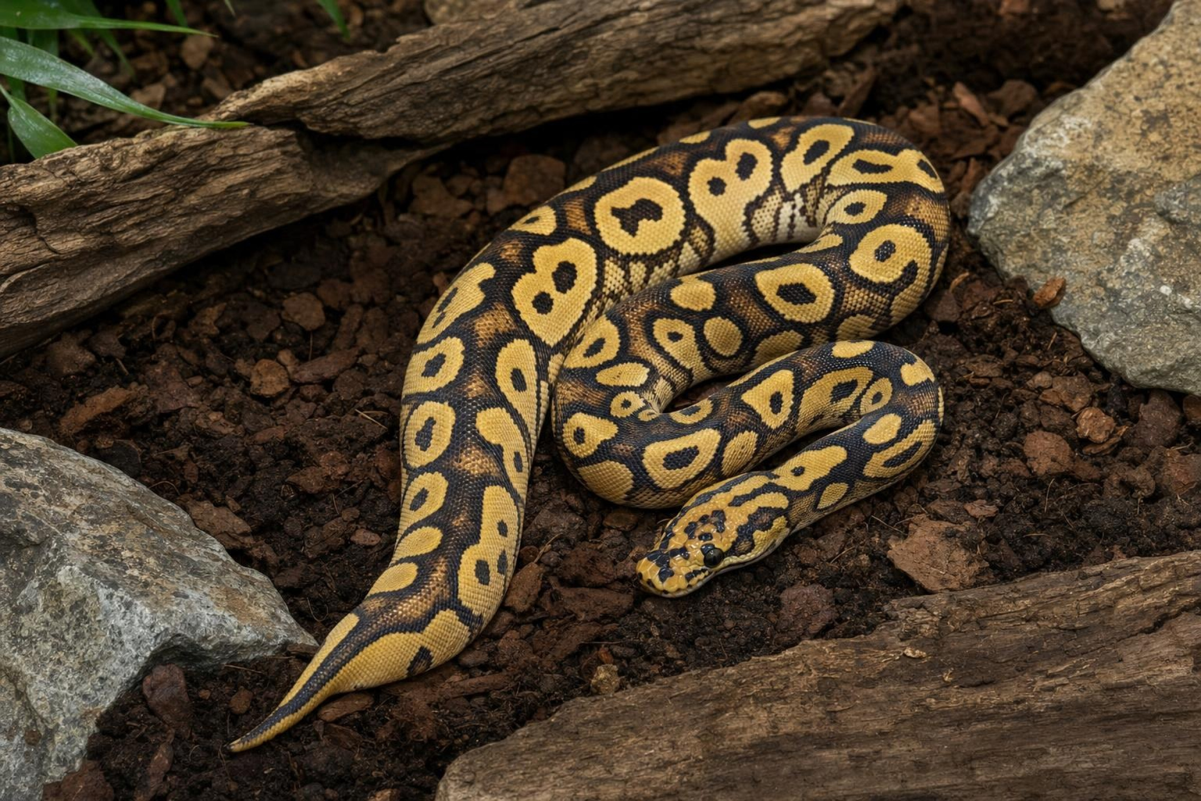 Spotnose-Clown-Königspython, Python regius
