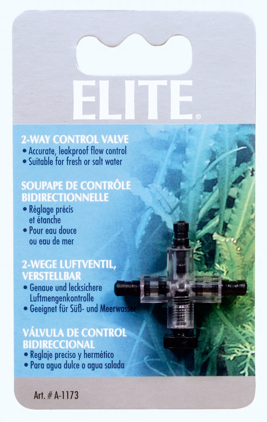 EL Plastik 3-Wege-Hahn