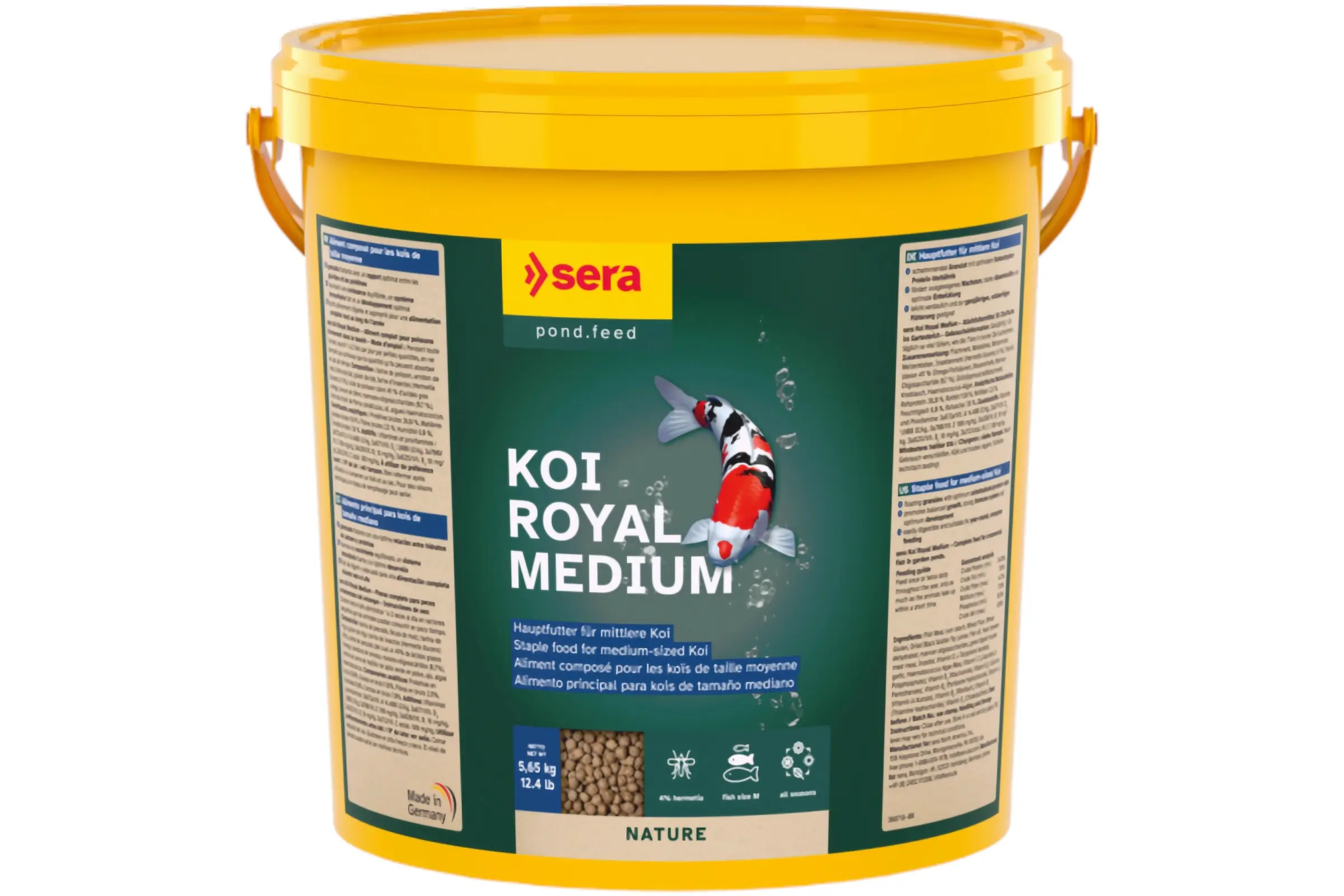 Sera Koi Royal Medium, Koifutter, 21 l