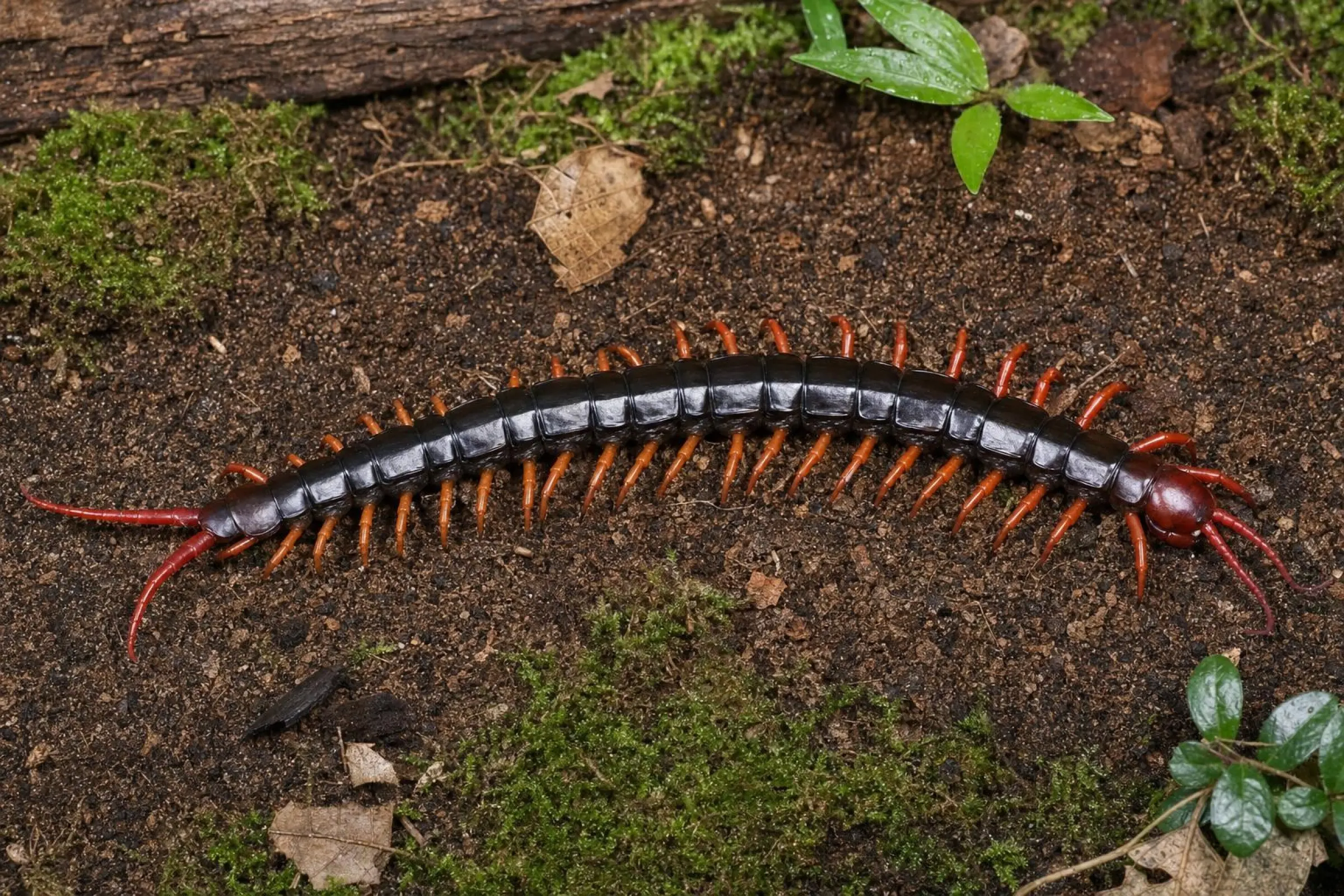 Asiatischer Riesenhundertfüßer, Scolopendra subspinipes