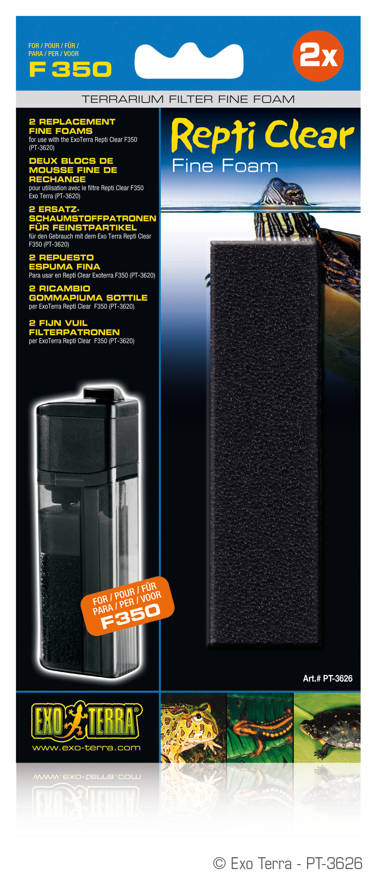 Exo Terra Repti Clear F350 Schaumstoff fein