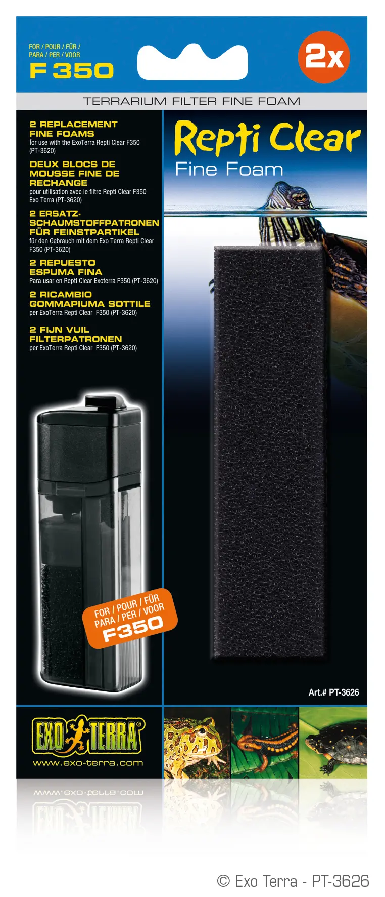 Exo Terra Repti Clear F350 Schaumstoff fein