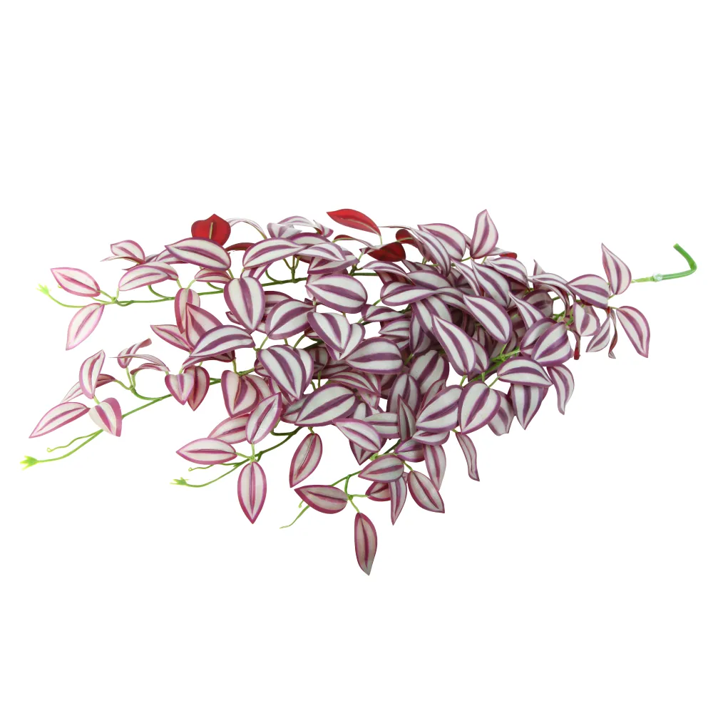 Hobby Climber Purpurea 70 cm – hängende Terrarienpflanze in Violett- und Rosatönen; künstliche Ranke mit Saugnapf zur Befestigung an Scheibe, Rückwand oder Felsstruktur, ideal zur Bepflanzung von Terrarien und Paludarien