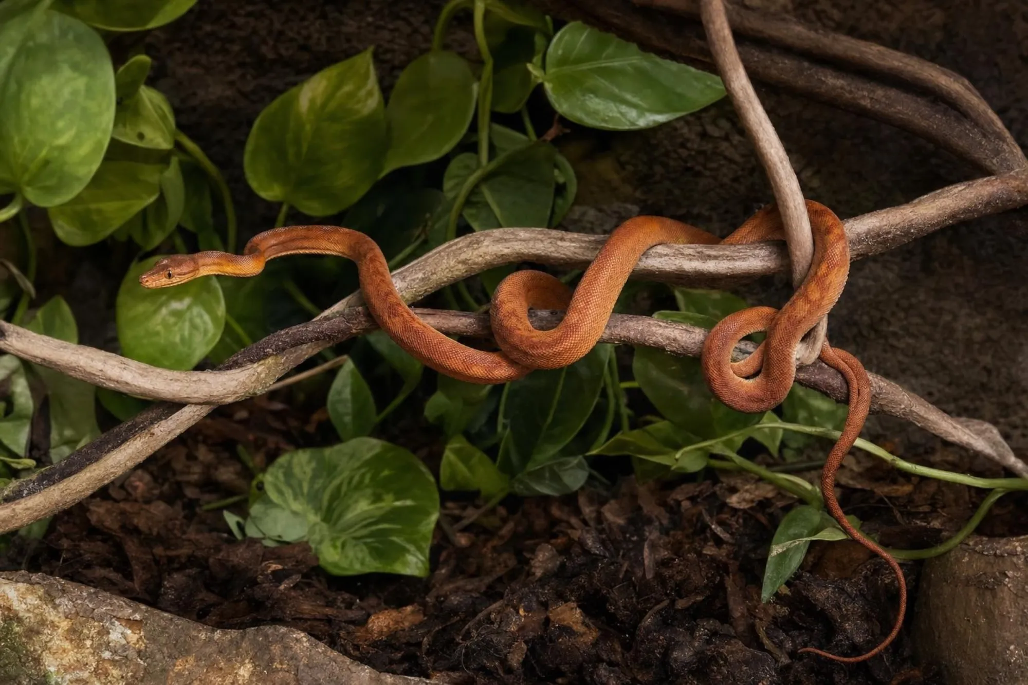 Farbige Gartenboa, Corallus hortulanus