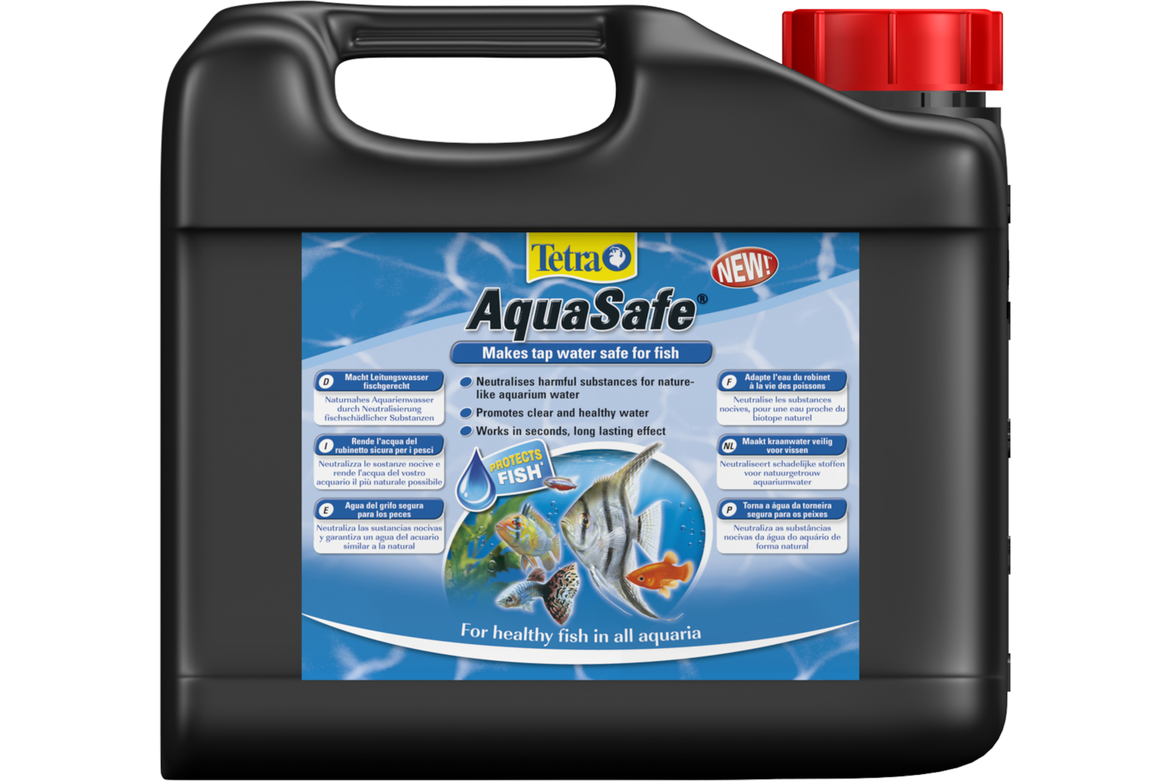 Tetra AquaSafe, Aquarium-Wasseraufbereiter, 5 Liter