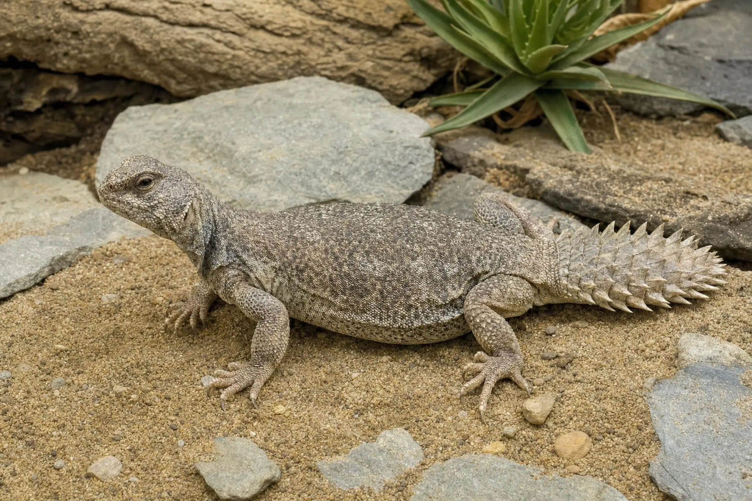 Somalische Dornschwanzagame, Uromastyx princeps