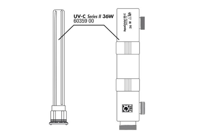 JBL UV-C II 36W Gehäuse + Quarzglas