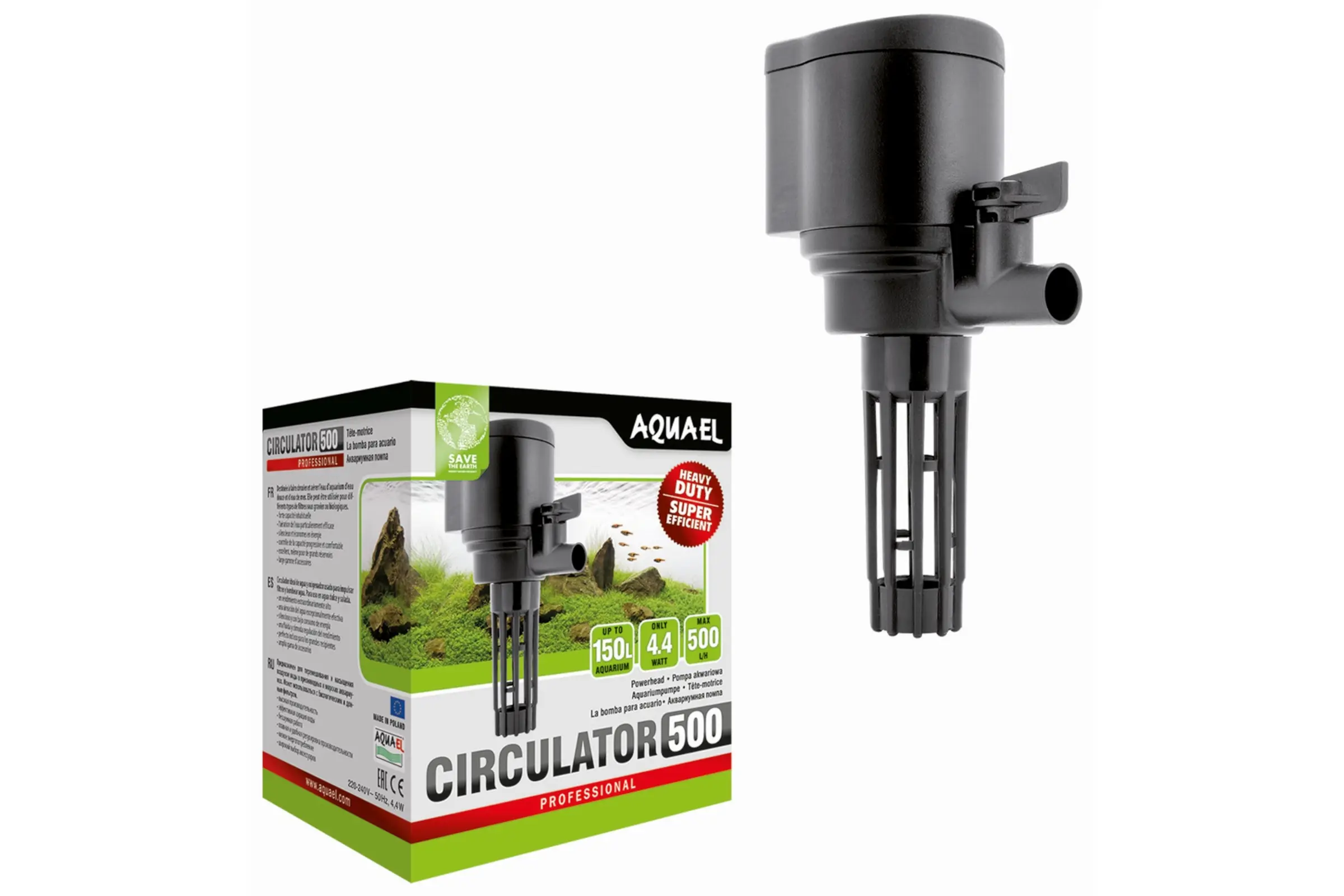 Aquael Pumpe Circulator 500, Strömungspumpe