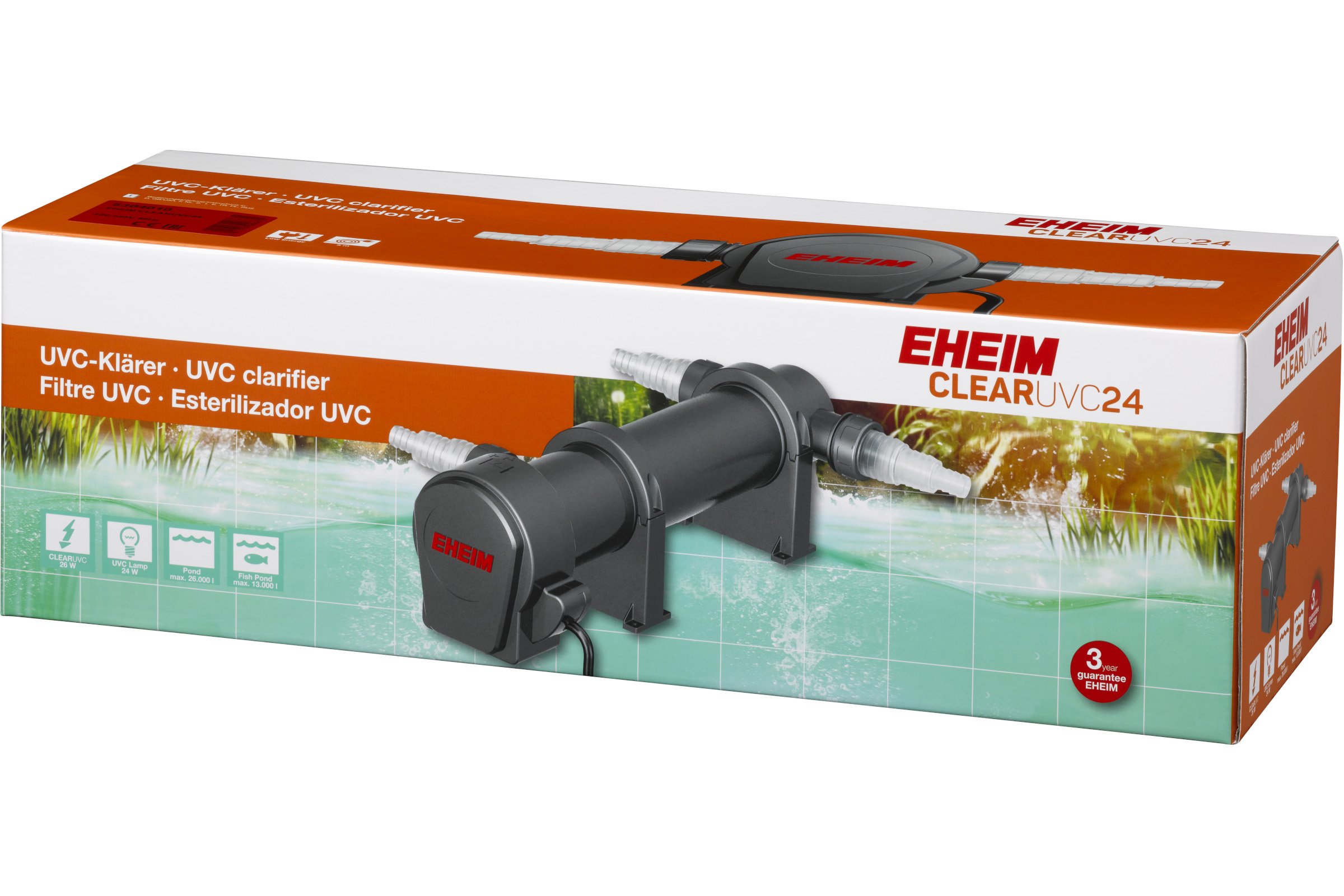 Eheim CLEARUVC-24, Teich-UV-Klärer mit 24 Watt