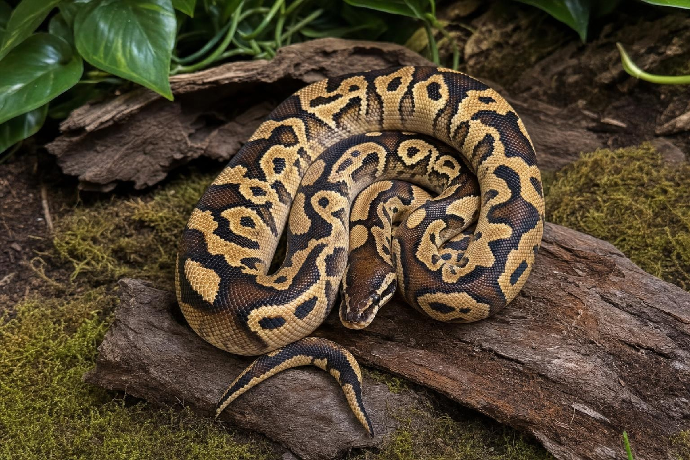 Bongo-Königspython, Python regius