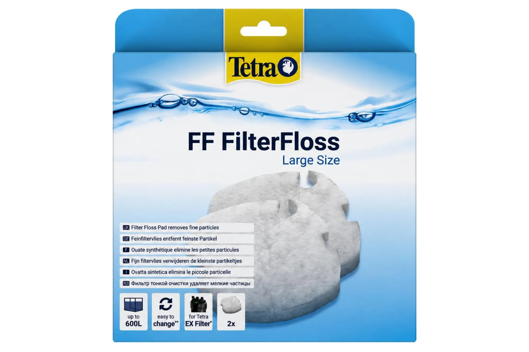 Tetra FF FilterFloss L – 2 Feinfiltervliese