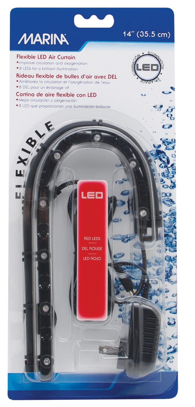 Marina Flex LED Vorhang rot 35,5 cm