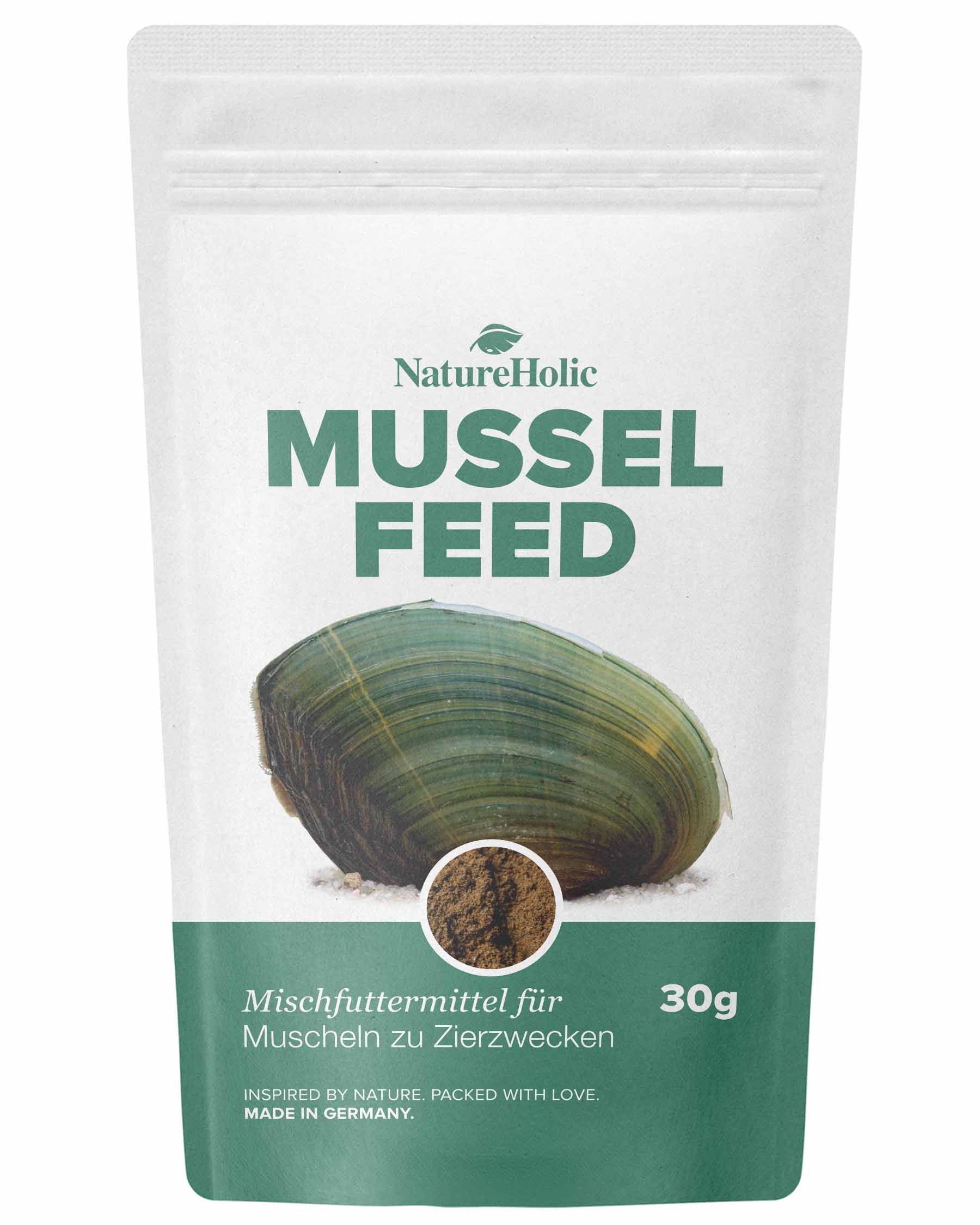 NatureHolic Musselfeed, Muschelfutter, 30 g