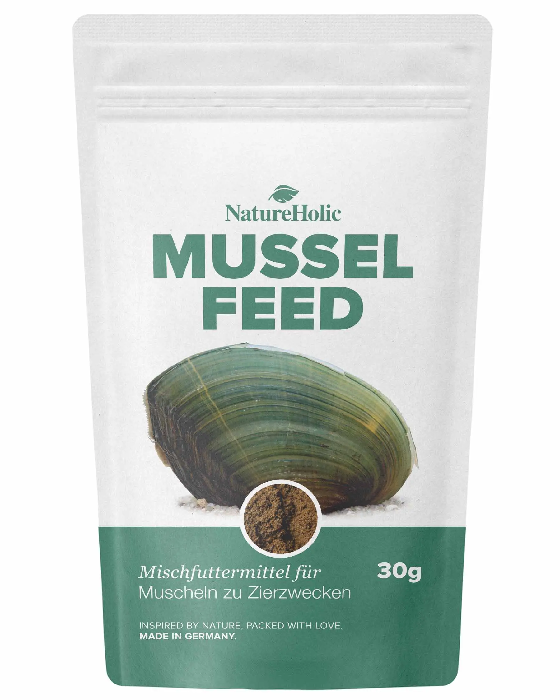 NatureHolic Musselfeed, Muschelfutter, 30 g