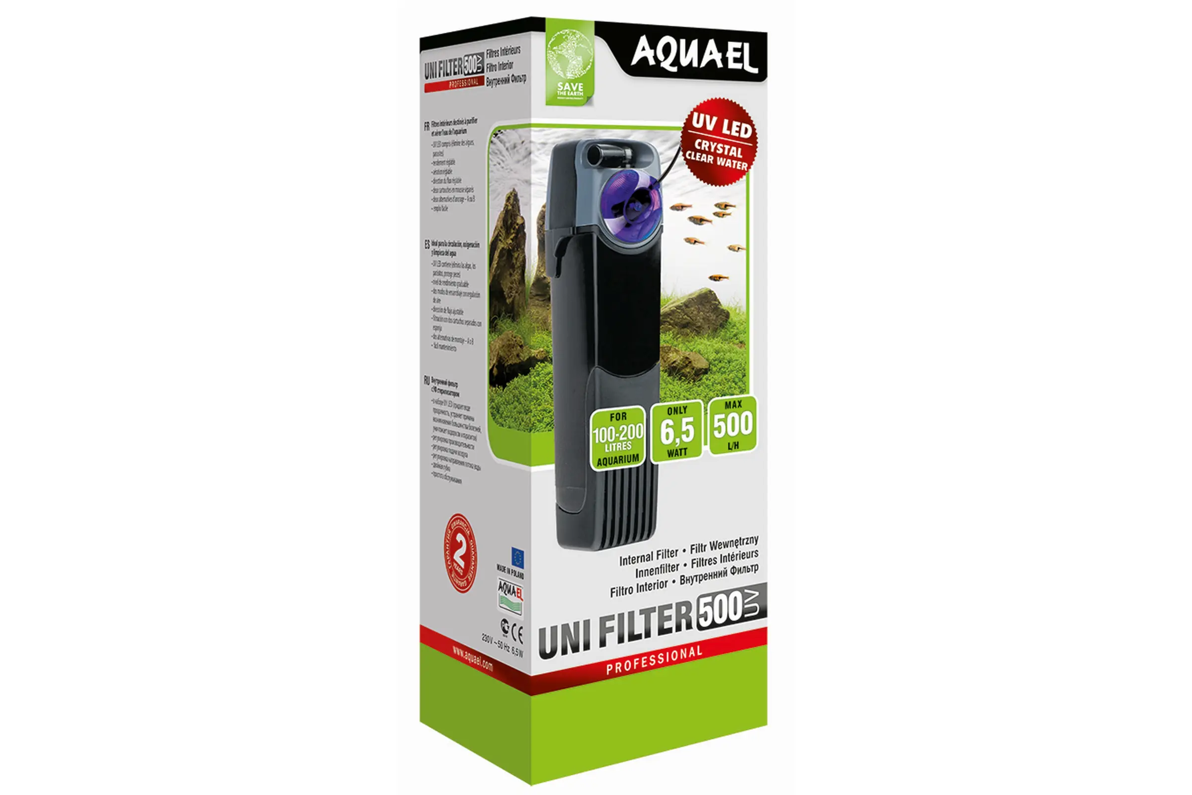 Aquael Filter Unifilter 500 UV Power, Innenfilter