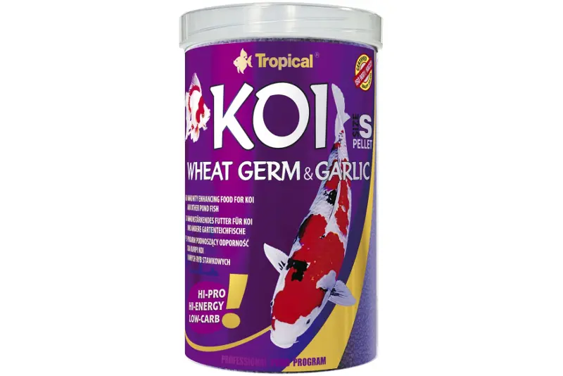Tropical Koi Wheat Germ & Garlic S, 1 Liter
