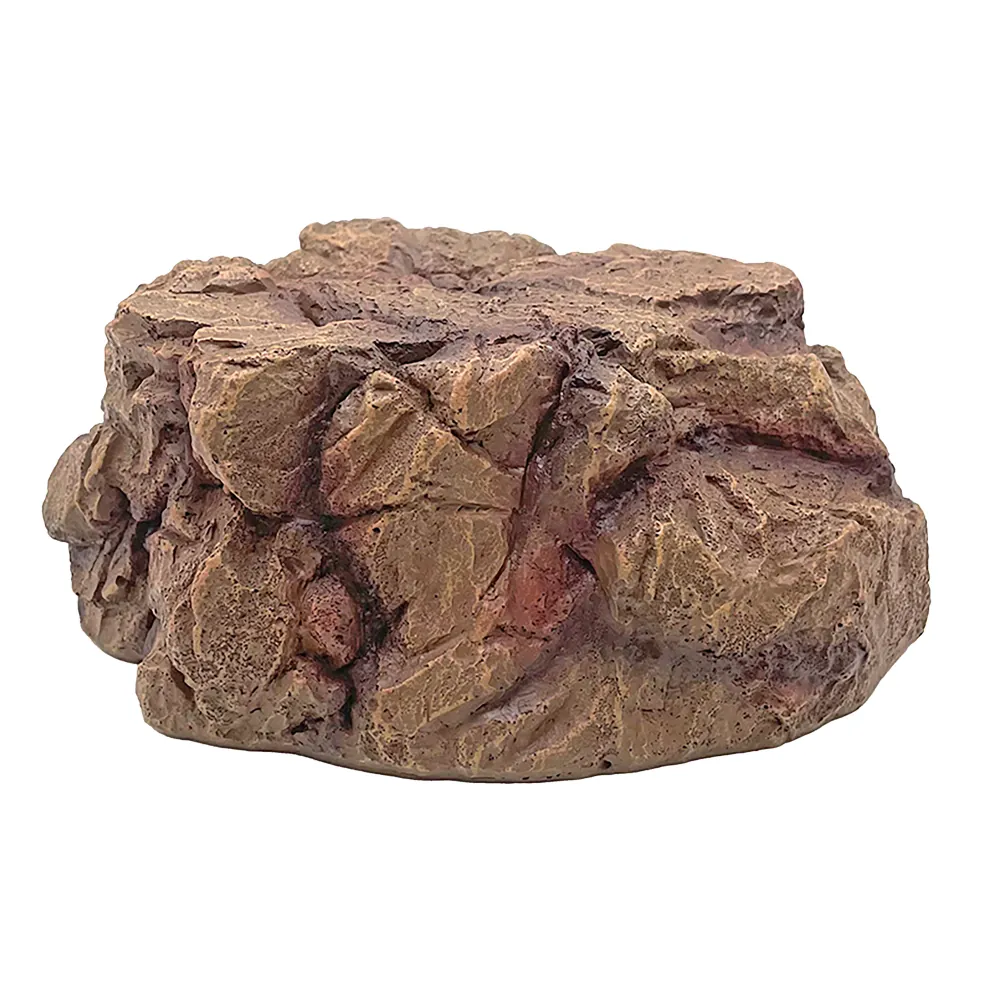 Hobby Desert Stone Cave 1: Terrarienhöhle in Felsoptik, 20 × 8,4 × 14 cm, wasserneutrales Polyresin – natürlicher Unterschlupf für Reptilien, Amphibien und Wirbellose