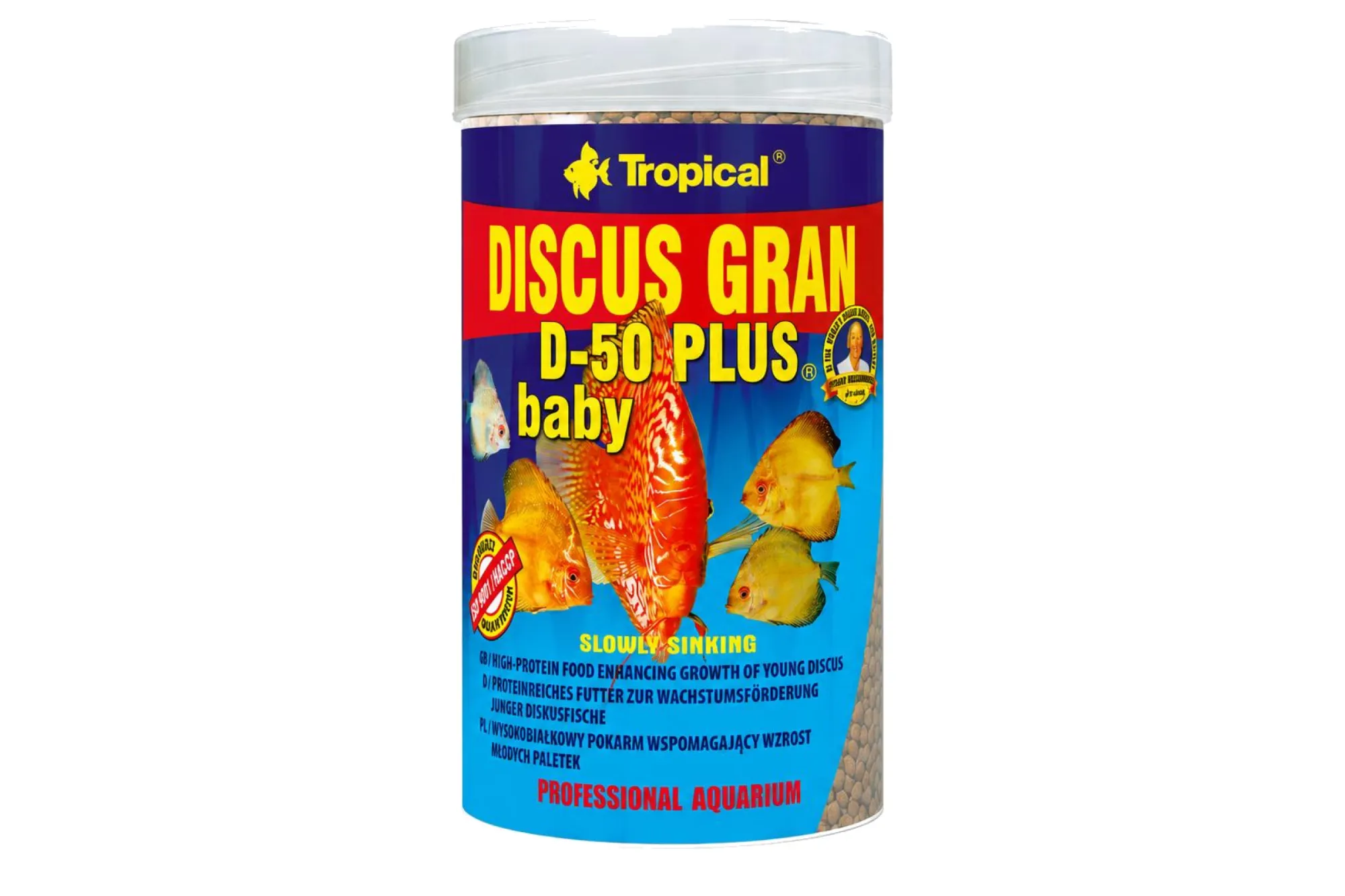 Tropical Discus Gran D-50 Plus Baby 250 ml – KI-generierte Abbildung aus Produktreferenz