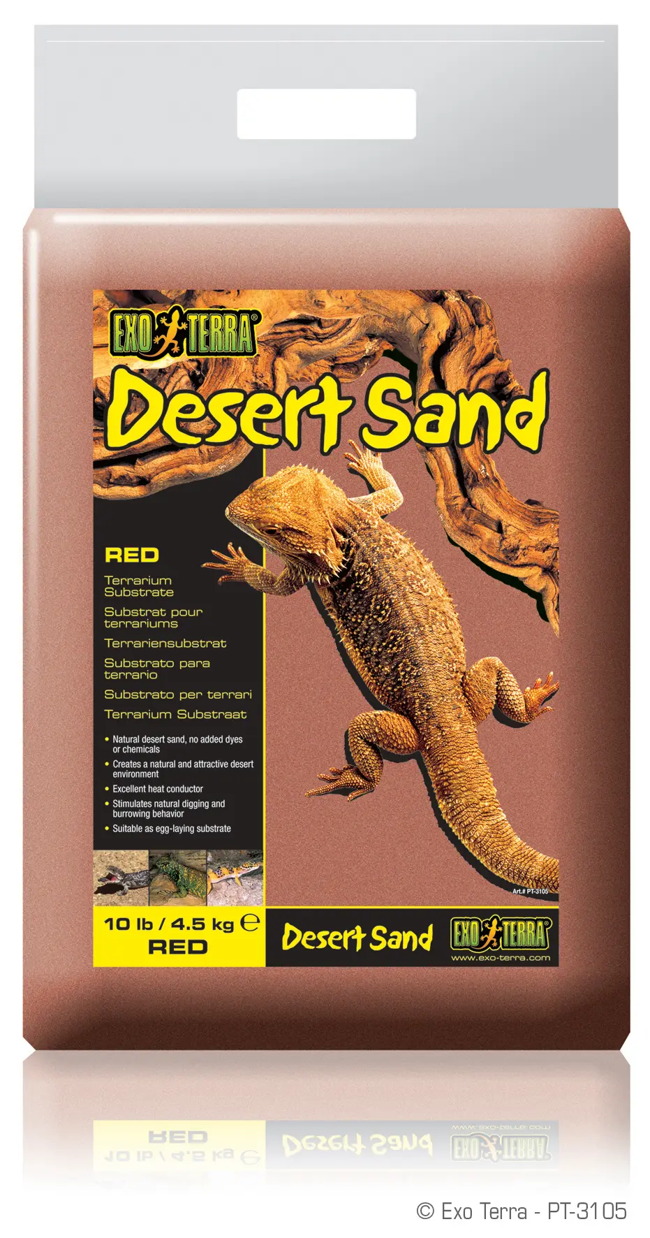 Exo Terra DesertSand rot 4,5kg Terrariensubstrat
