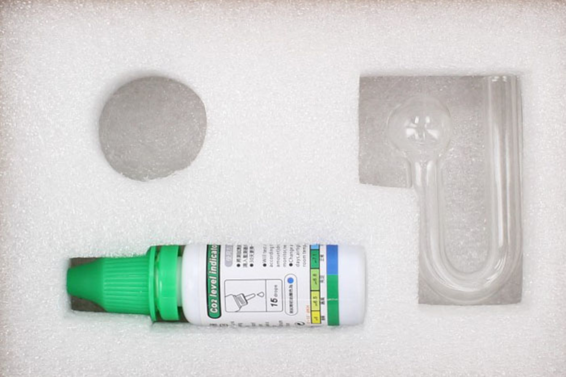 Amazing Aqua Glas CO2 Indikator Clip, Dauertest