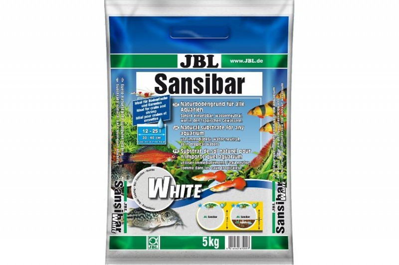 JBL Sansibar White, Aquarium-Naturkies, 10 kg