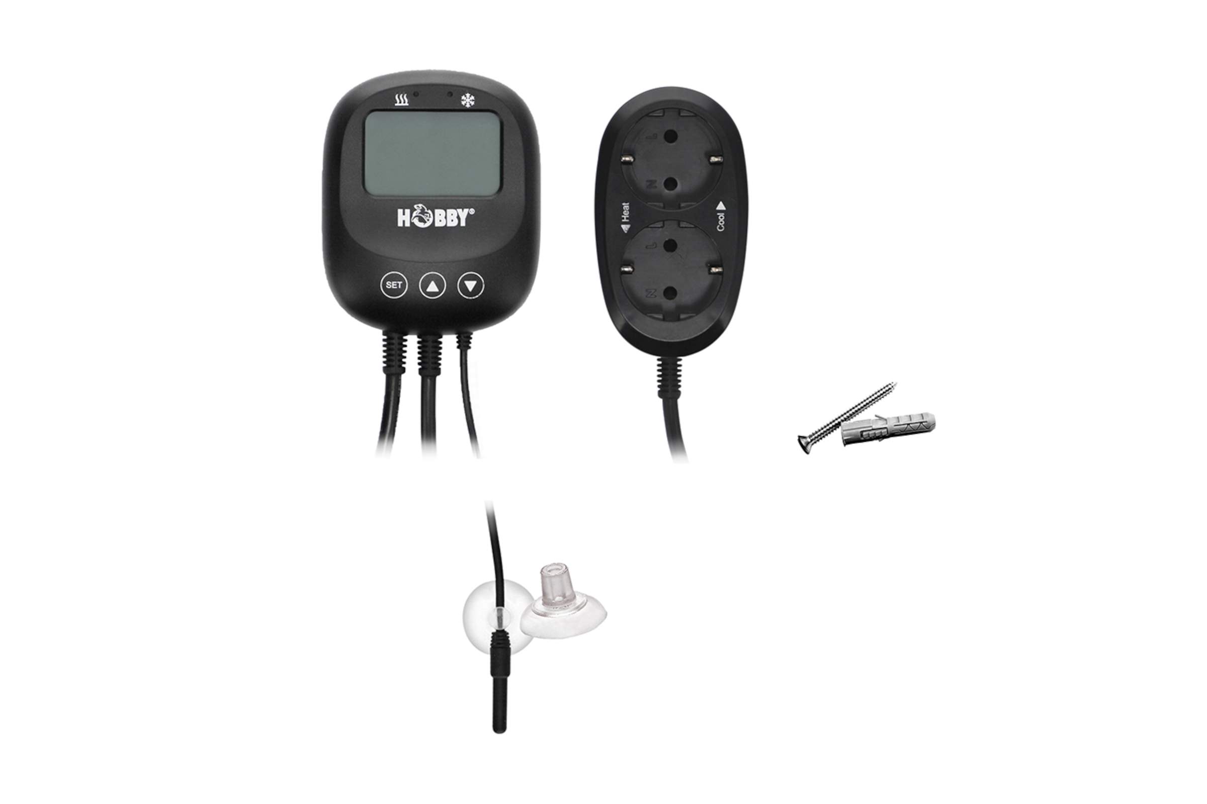 Hobby Thermostat für Aquarium mit zwei Steckdosen