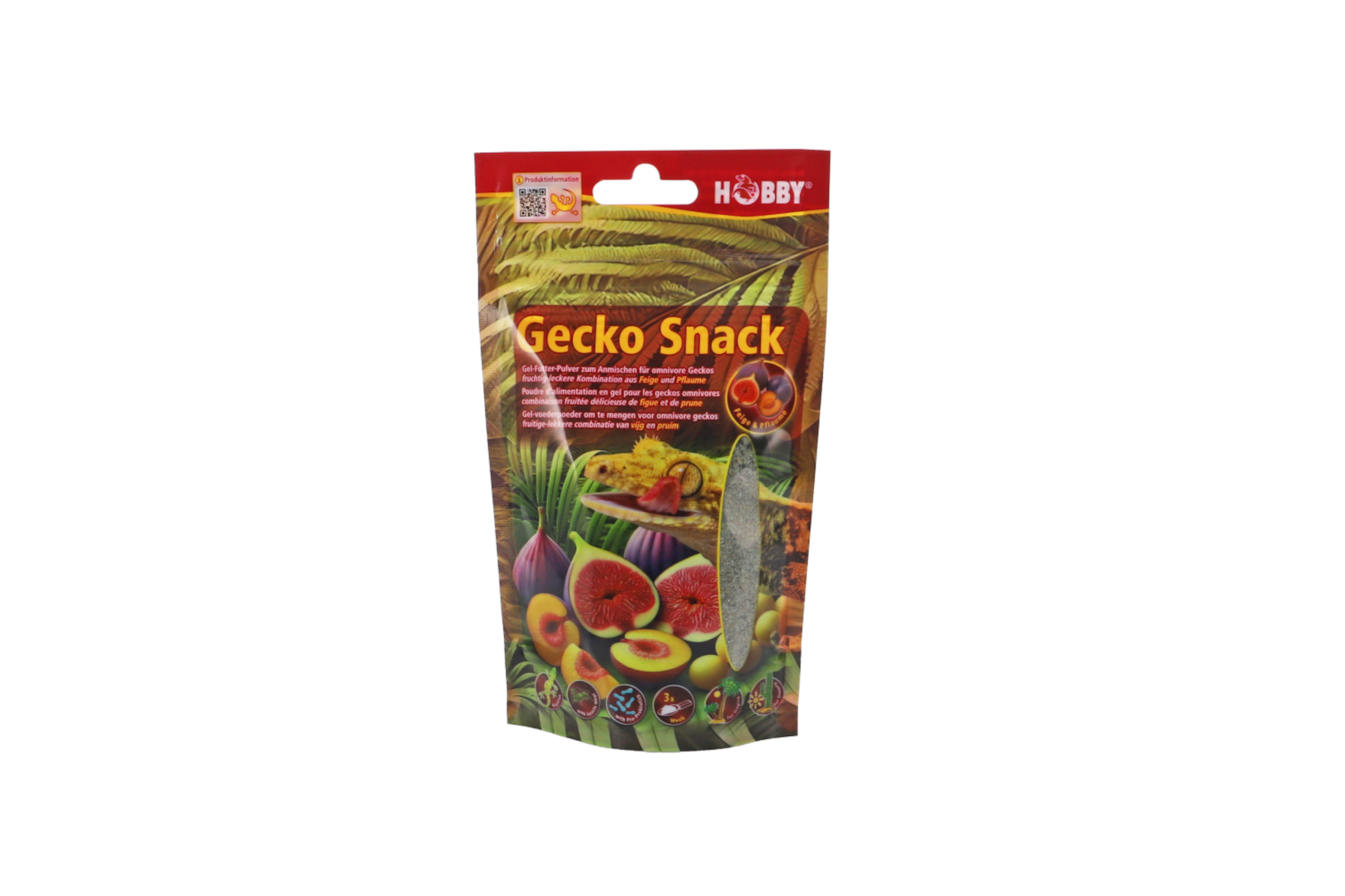 Hobby Gecko Snack Feige / Pflaume, 100 g