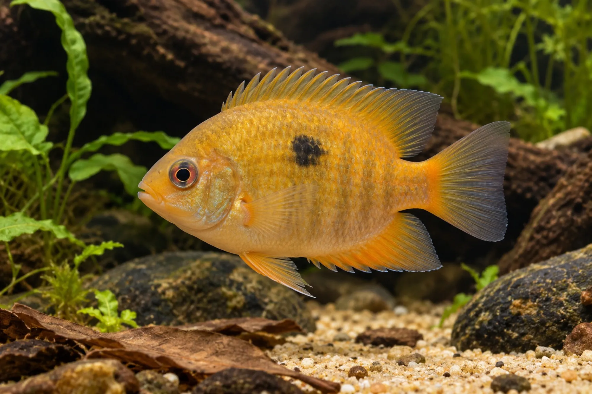 Orangechromide „Gold“, Etroplus maculatus