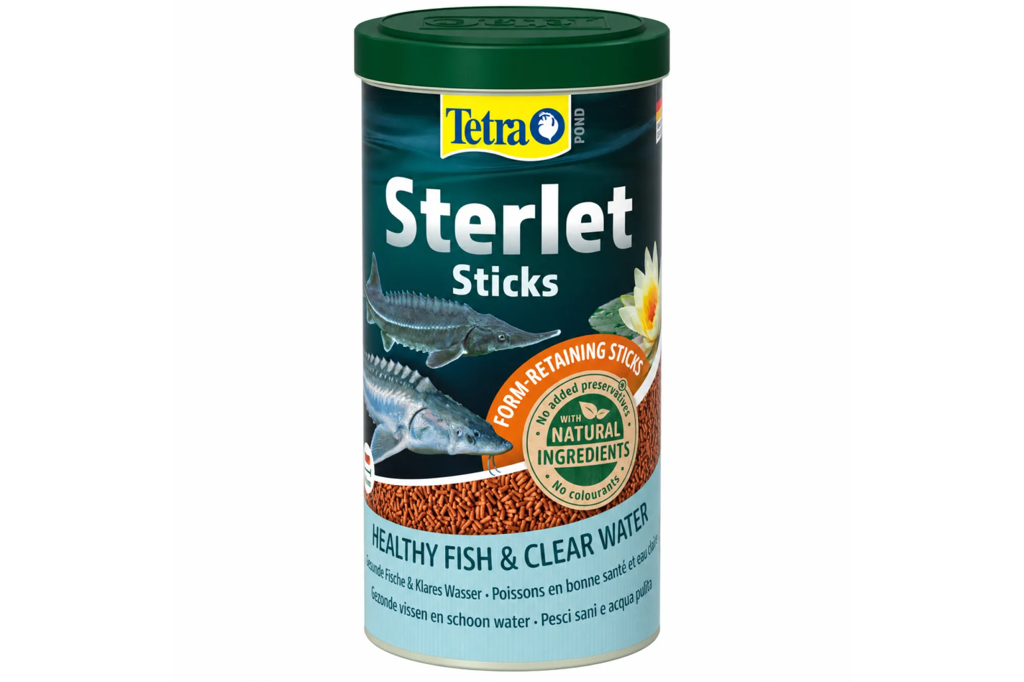 Tetra Pond Sterlet Sticks 1L – KI-generiertes Produktbild