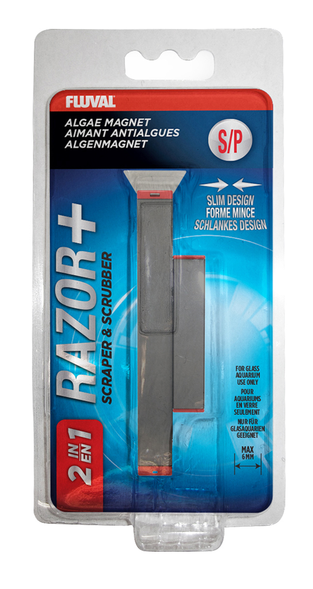 Fluval Razor-Algenmagnet m. Klinge klein