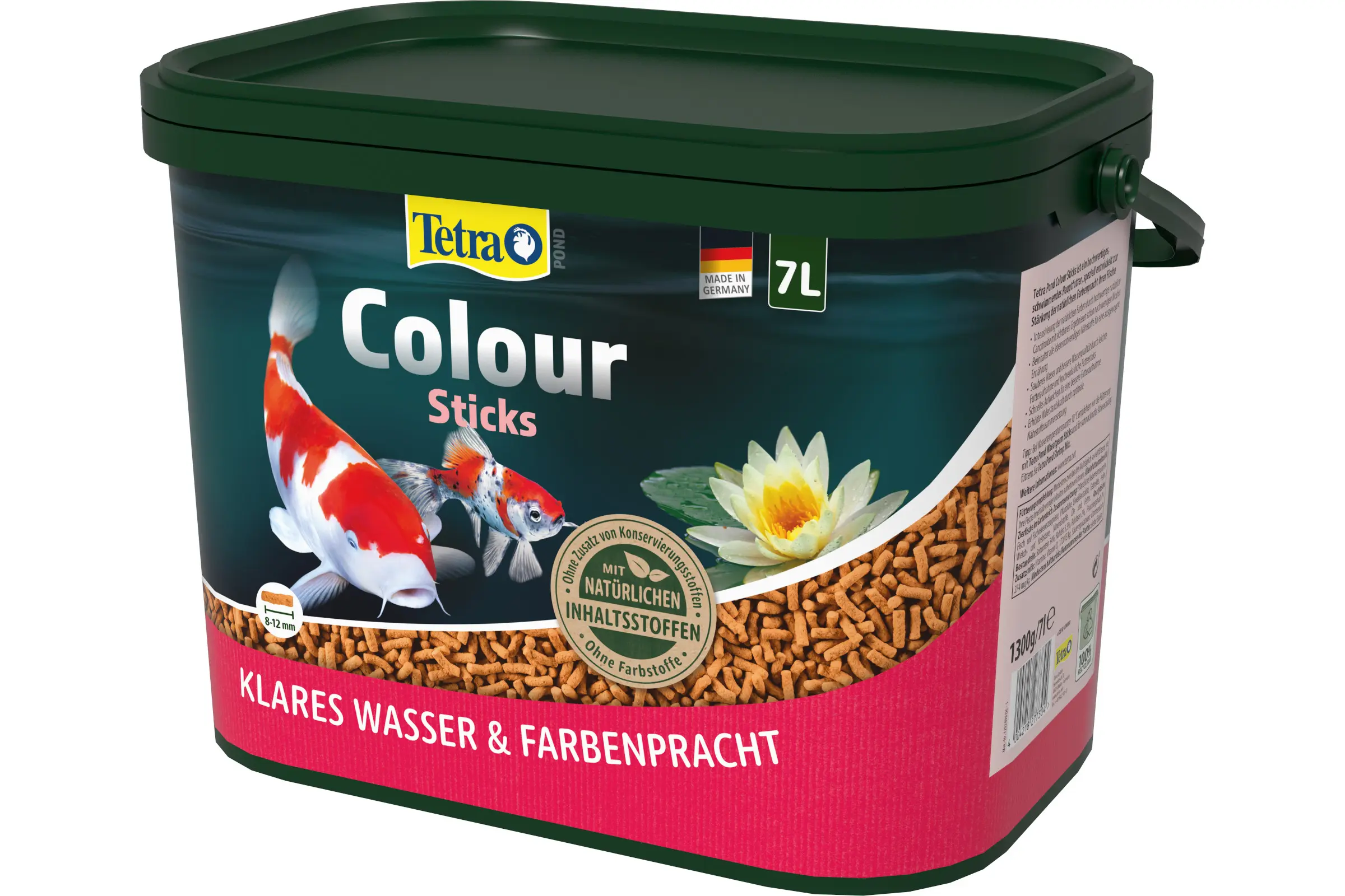Tetra Pond Colour Sticks, Farb-Teichsticks, 7 Liter
