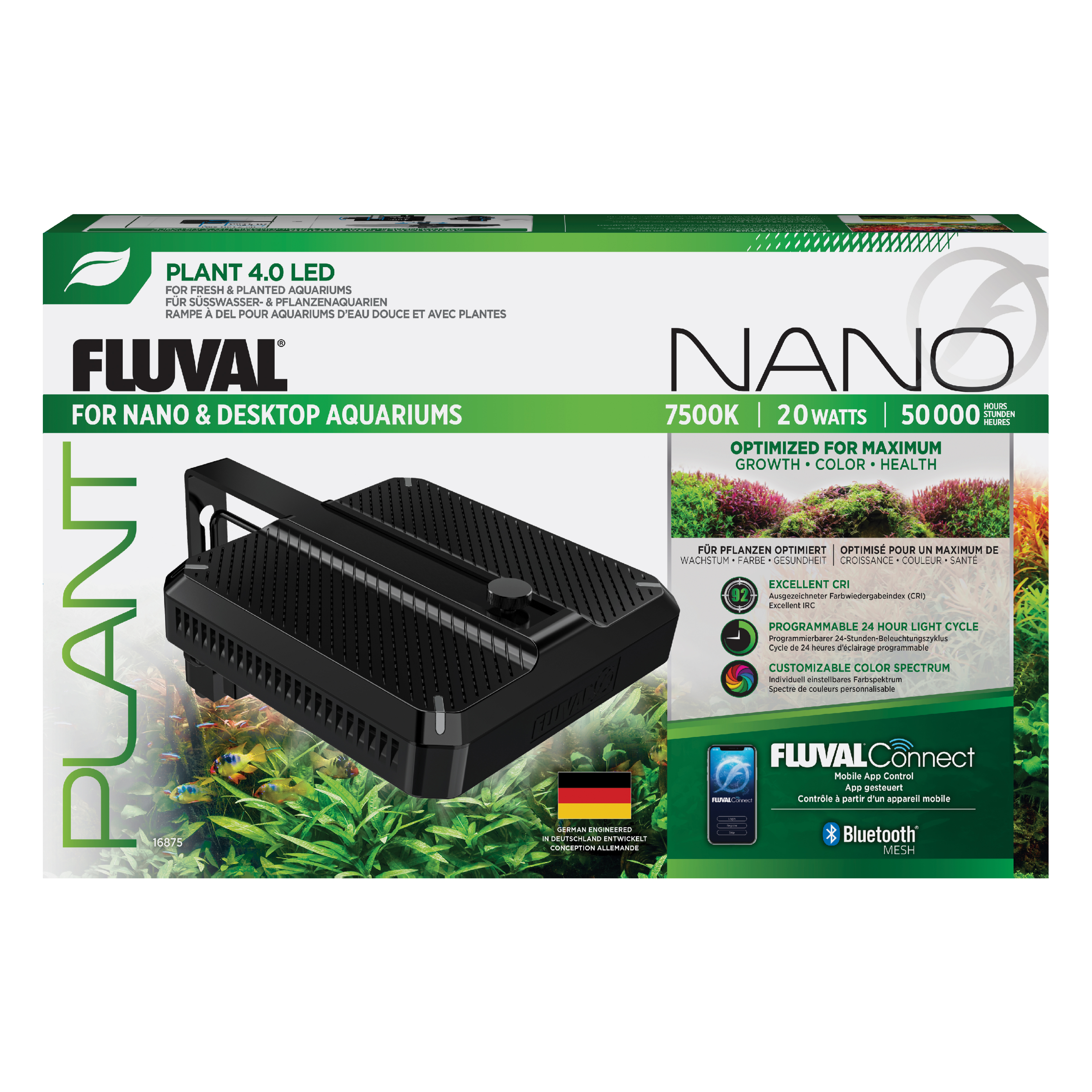 Fluval Nano Plant 4.0 LED, 20W, BT Fluval Nano Plant 4.0 LED, 20W, BT