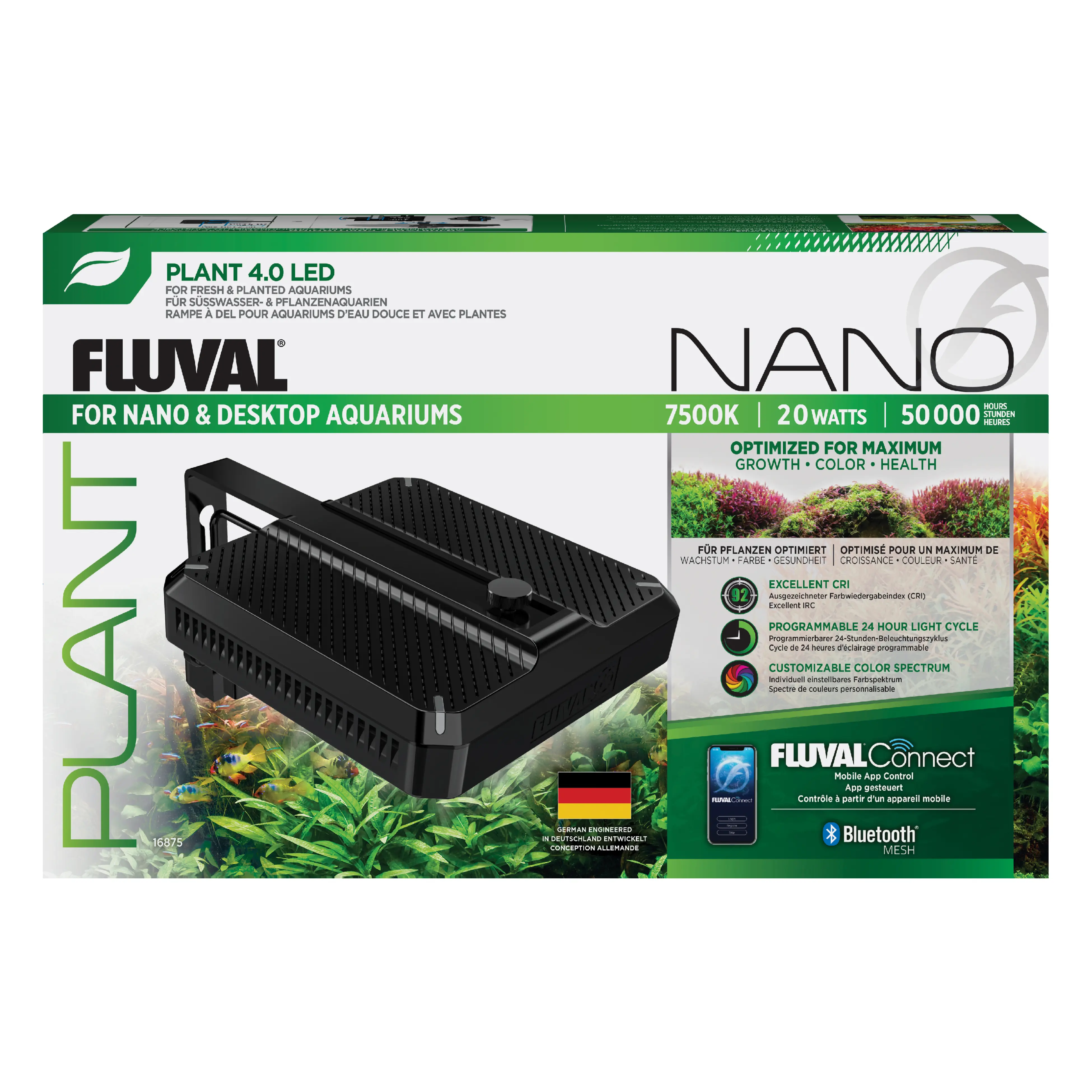 Fluval Nano Plant 4.0 LED, 20W, BT