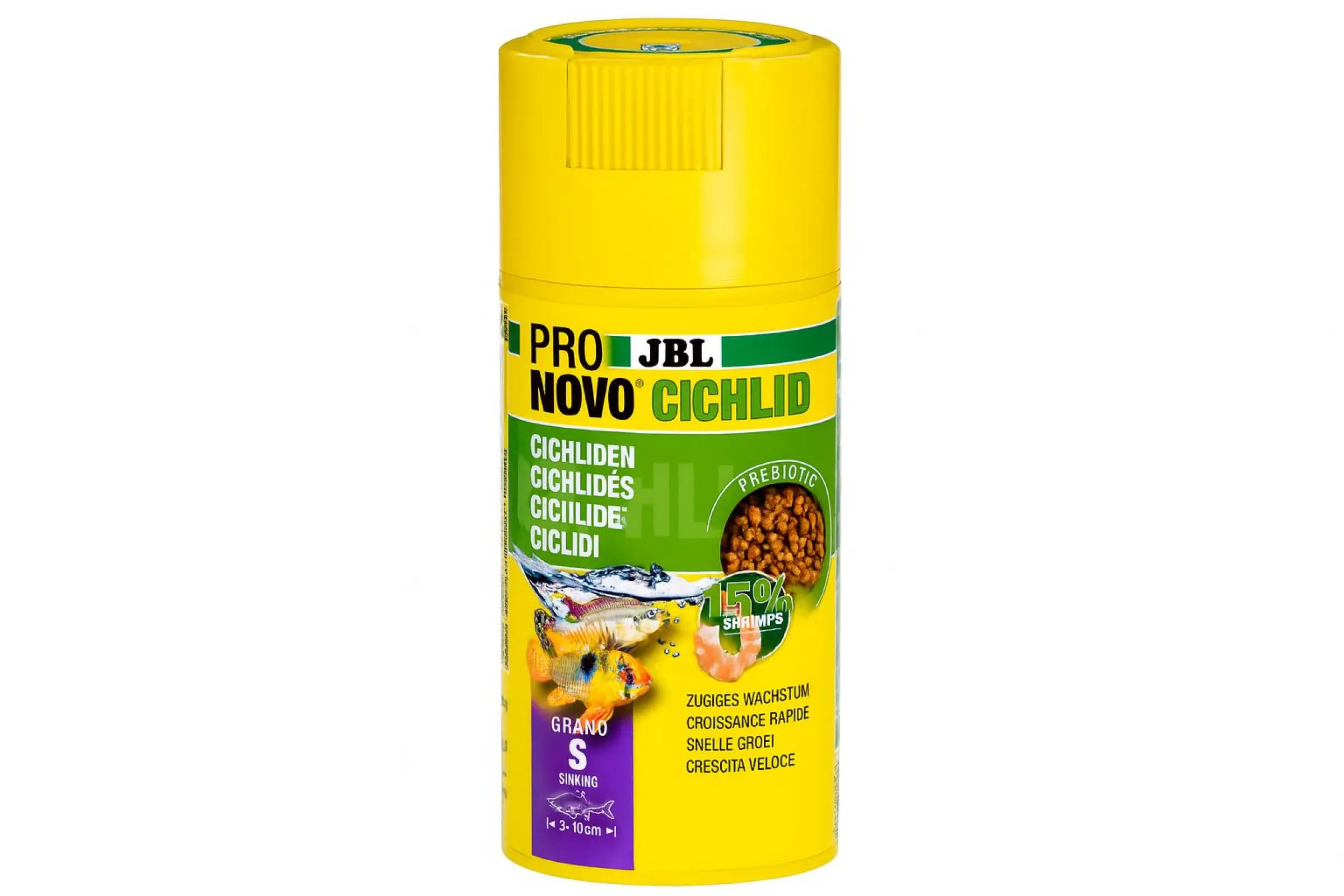 JBL PRONOVO CICHLID GRANO S 100 ml – KI-generierte Abbildung aus Herstellerreferenz