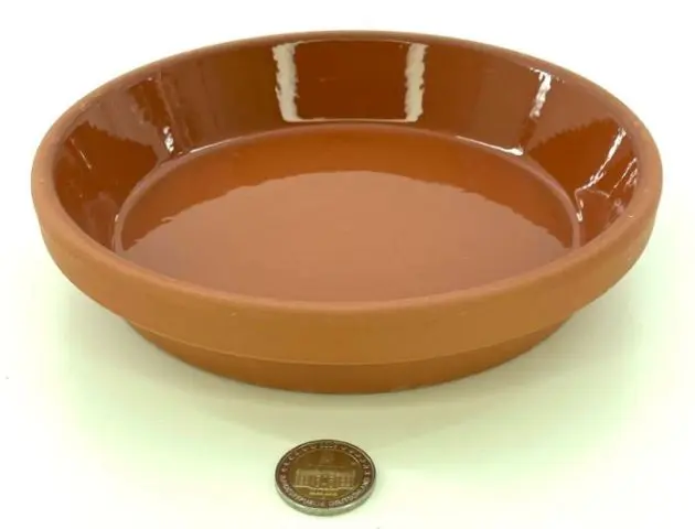 Futterschale glasiert 19,9 x 4,0 cm (Ø18 cm innen)