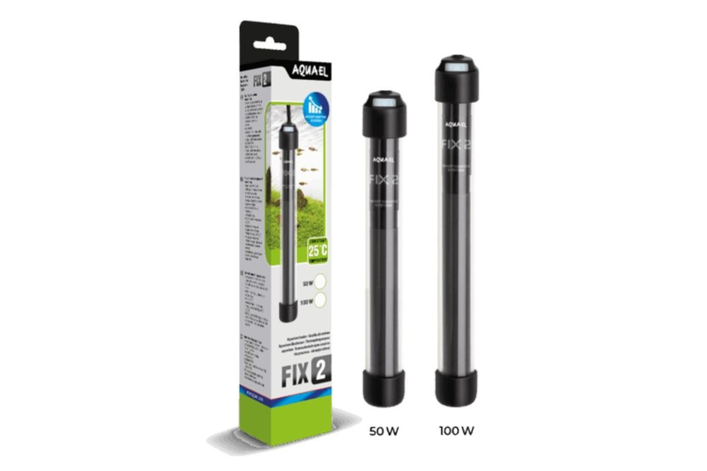 Aquael FIX 2 Heizer, Regelheizer, in 50 und 100 W