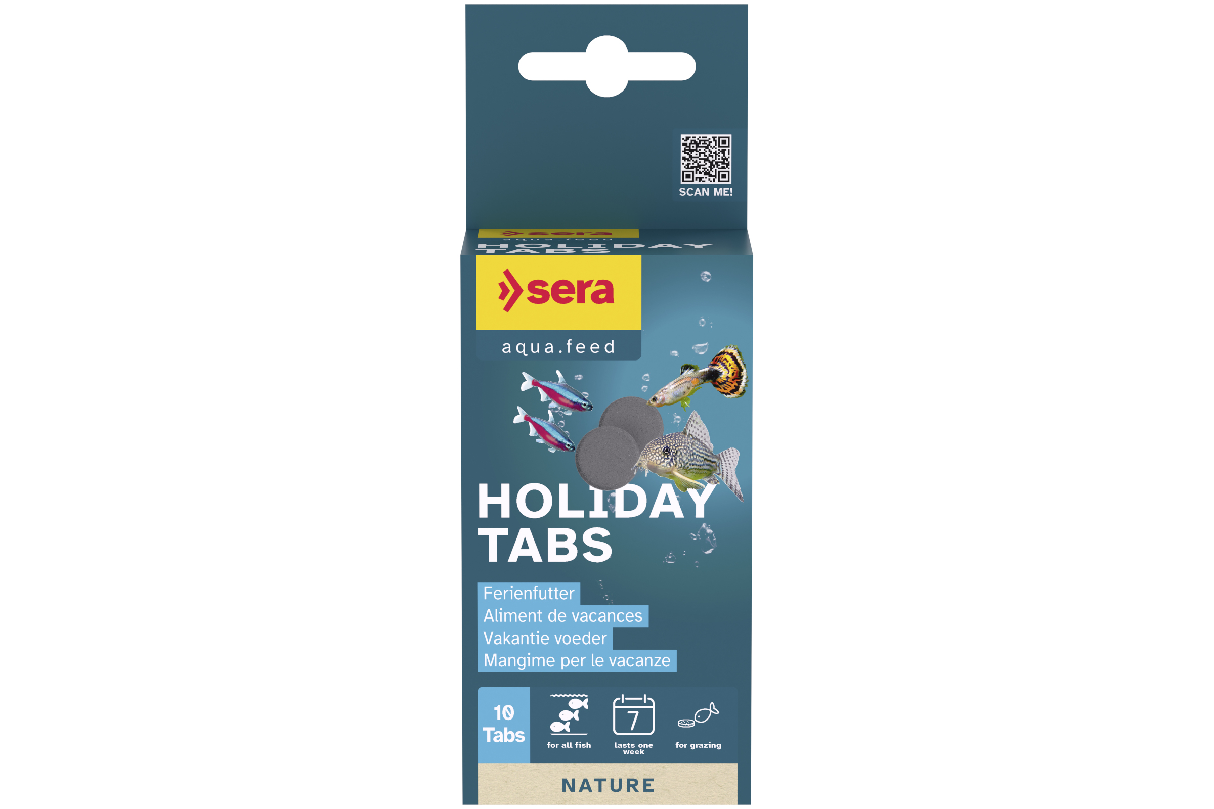 Sera Holiday Tabs (10 Futtertabletten)