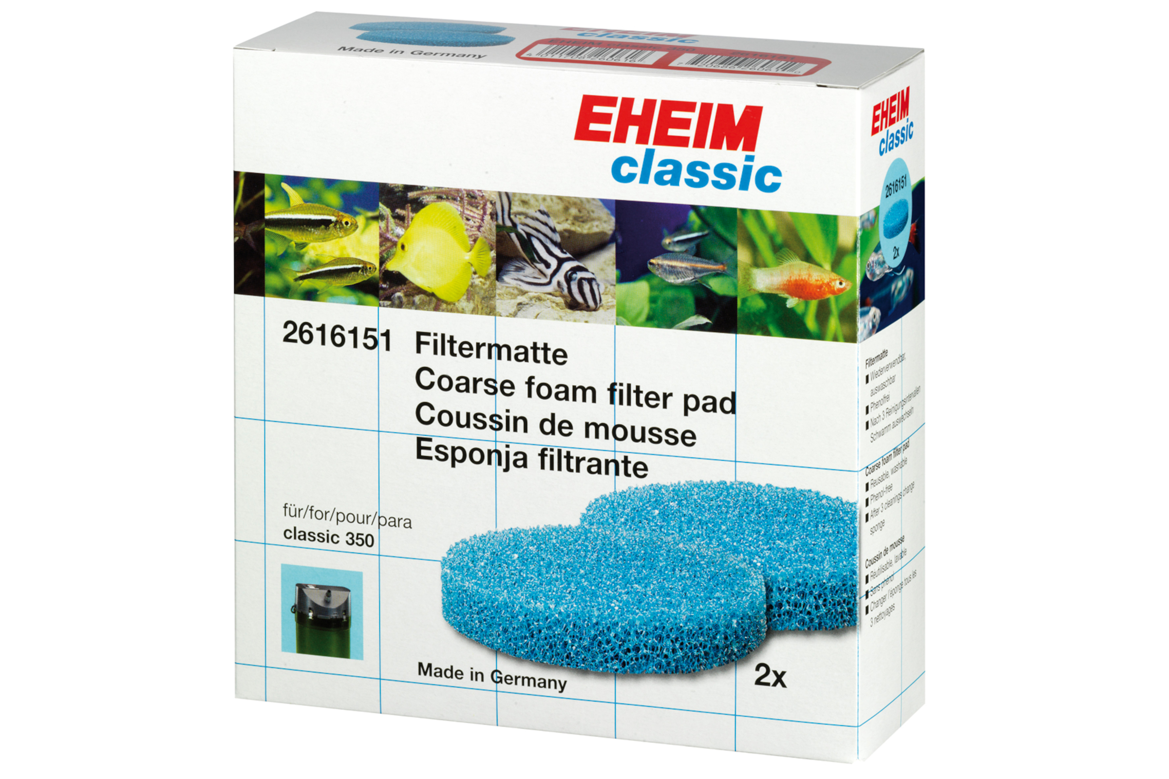 Eheim Filtermatten für Classic 350 (2215), 2 Stück