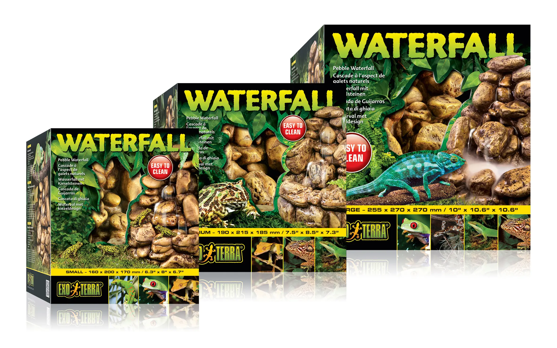 Exo Terra Wasserfall Kiesel klein inkl. Pumpe
