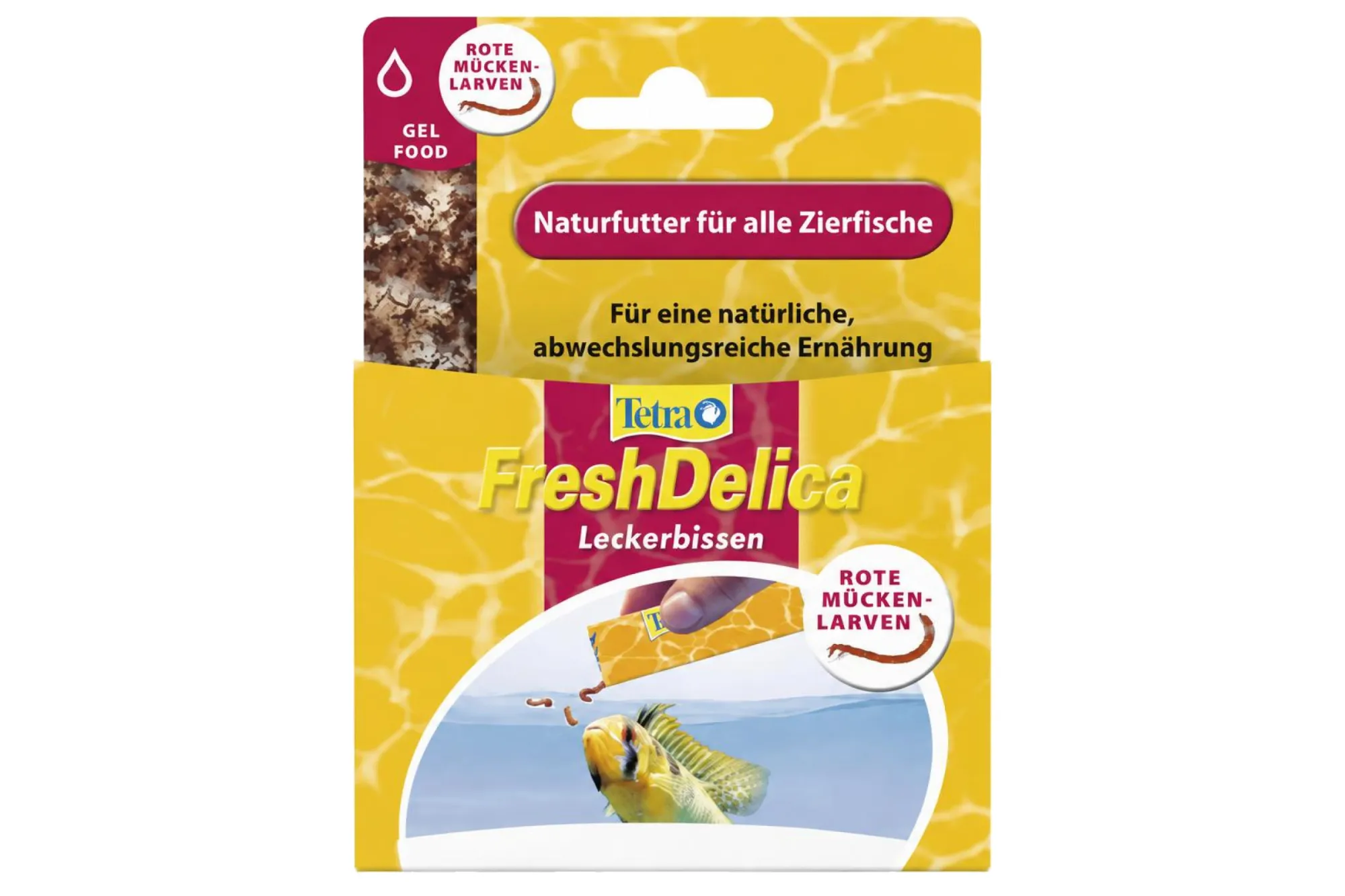 Tetra FreshDelica Bloodworms/Mückenlarven 48 g – KI-generierte Abbildung aus Produktreferenz
