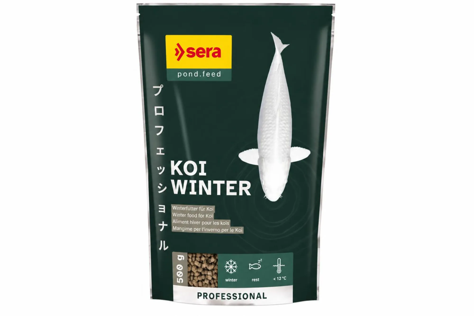 Sera Koi Professional Winterfutter 500 g – KI-generierte Abbildung aus Produktreferenz