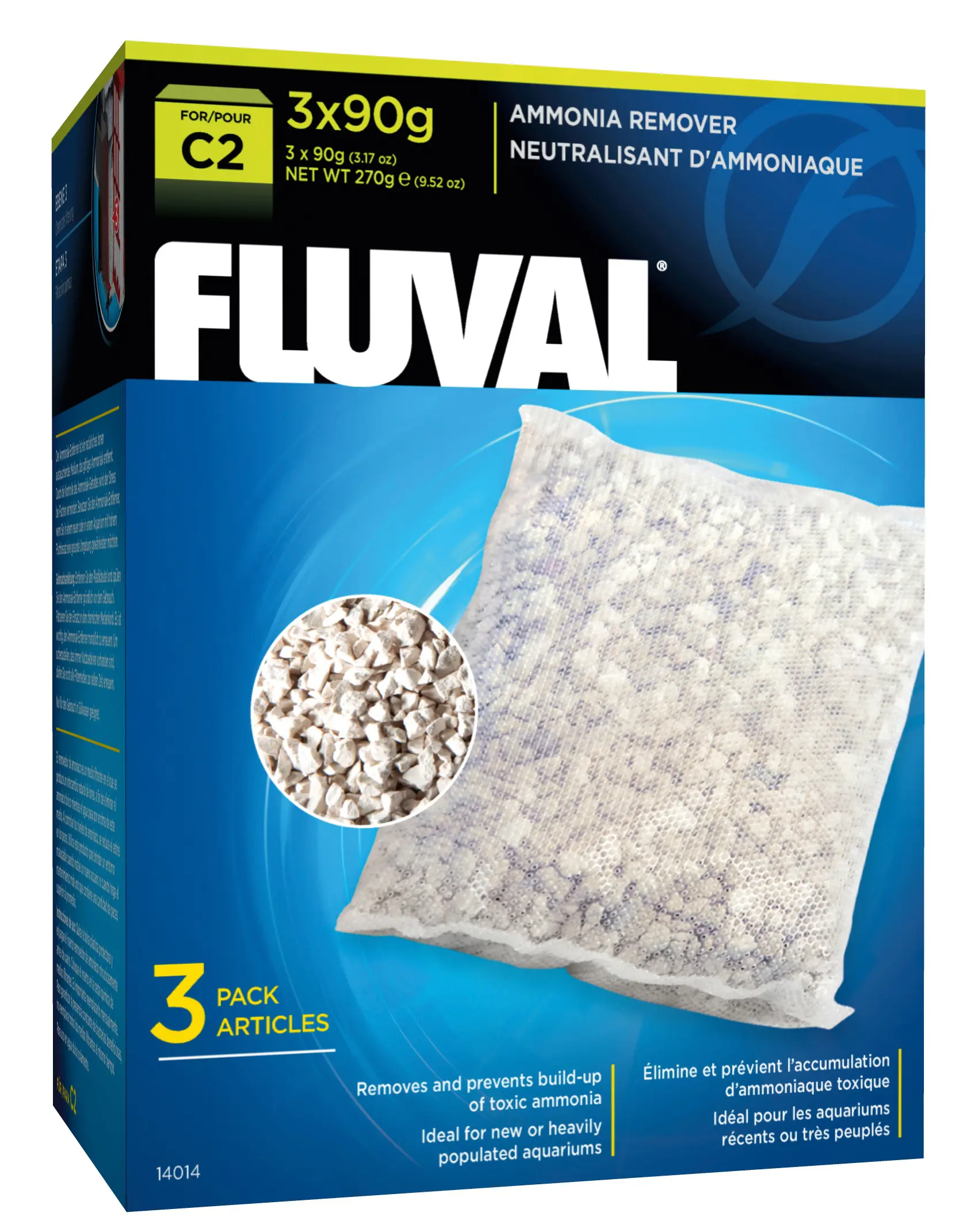 Fluval C2 Ammoniak Entferner 3x90 g